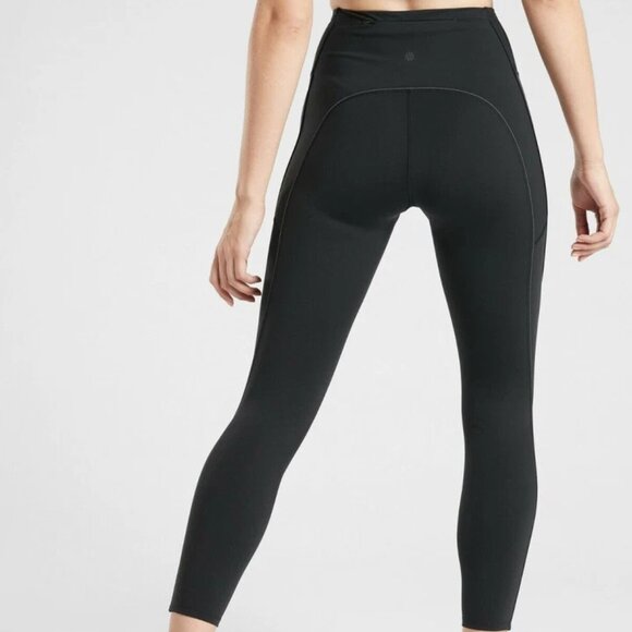 Athleta Cold Front Hybrid Run Tight size XXS Black - Picture 4 of 5